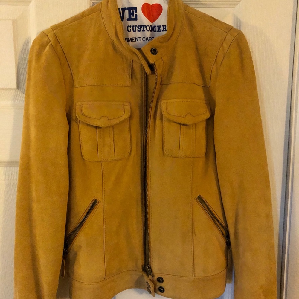 Lucky Jeans suede Moto Jacket